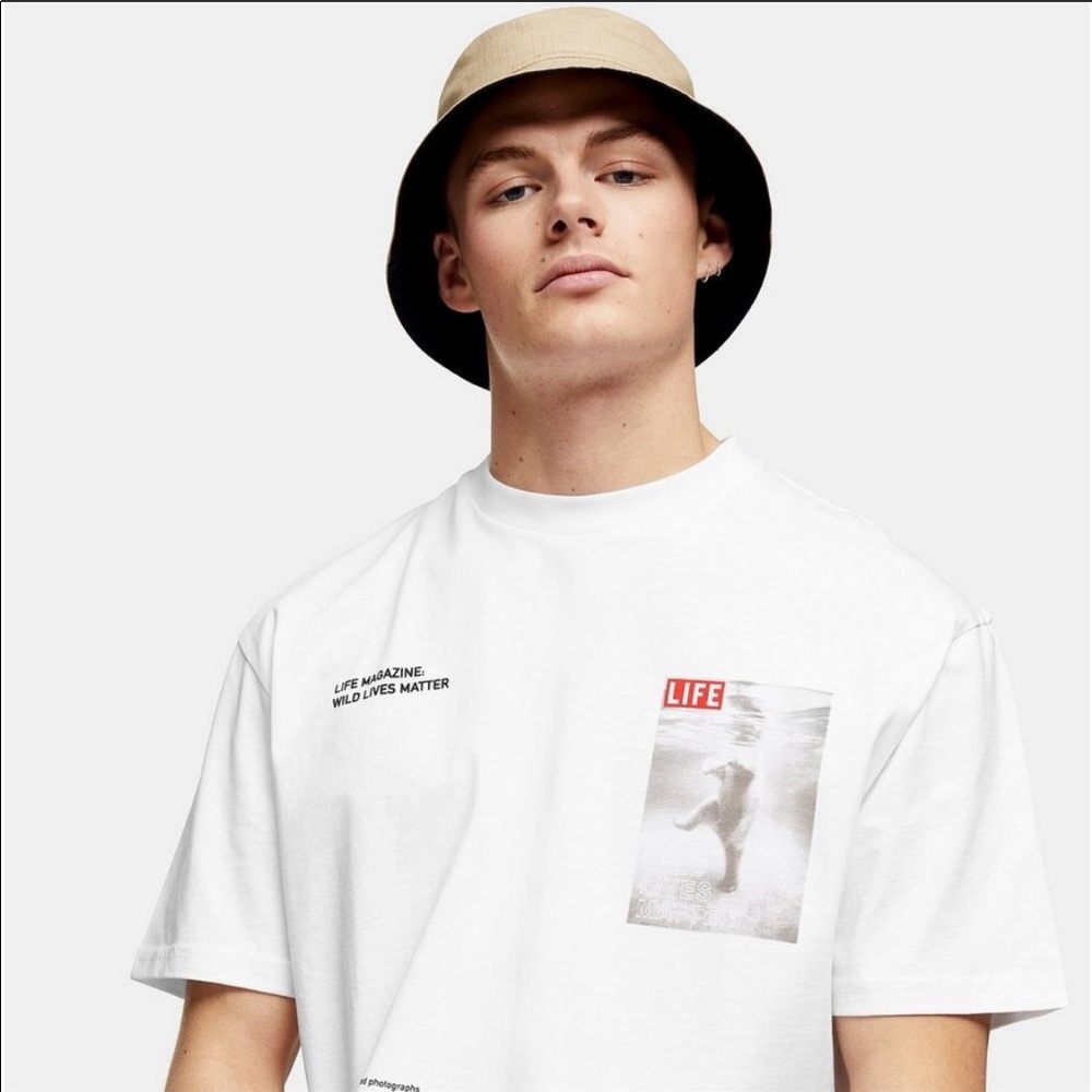 Topman LIFE Magazine Polar Organic Cotton Tee